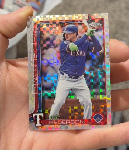 2025 Topps Chrome Update Baseball Card USC46 Joc Pederson — front