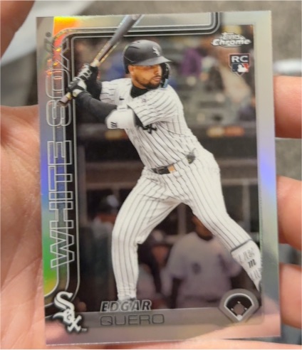 2025 Topps Chrome Update #USC165 Edgar Quero — front