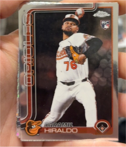 2025 Topps Chrome Update #USC78 Yaramil Hiraldo — front