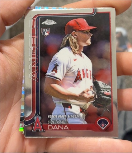 2025 Topps Chrome Update #USC34 Caden Dana — front