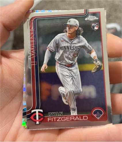 2025 Topps Chrome Update #USC8 Ryan Fitzgerald — front
