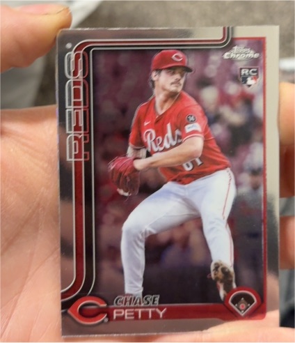 2025 Topps Chrome Update Series #US275 Chase Petty — front