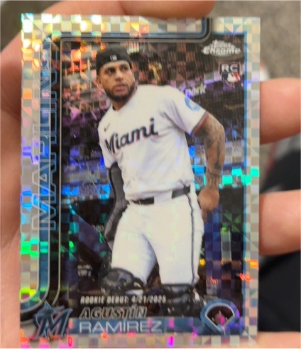 2025 Topps Chrome Update #USC38 Agustin Ramirez — front