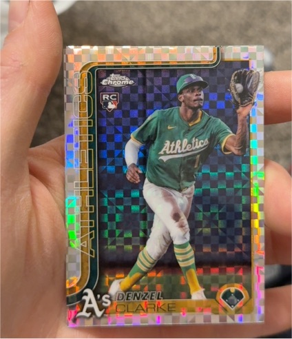 2025 Topps Chrome Update #USC15 Denzel Clarke — front