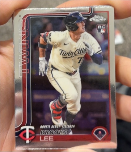 2025 Topps Chrome Update #USC6 Brooks Lee — front