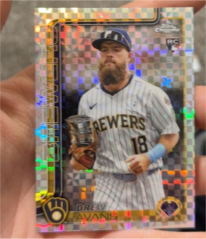 2025 Topps Chrome Update #USC47 Drew Avans — front