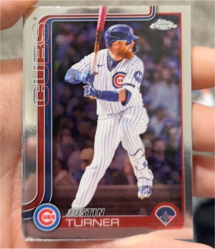 2025 Topps Chrome Update #USC170 Justin Turner — front