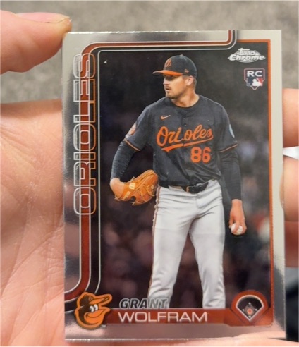 2025 Topps Chrome Update #USC31 Grant Wolfram — front