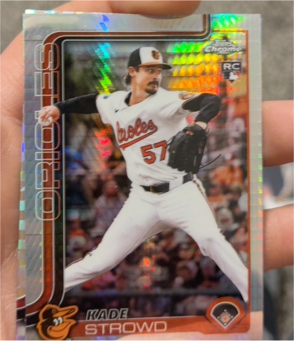 2025 Topps Chrome Update #USC193 Kade Strowd — front