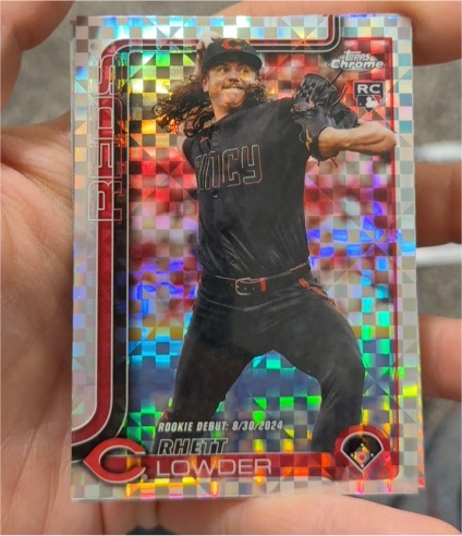 2025 Topps Chrome Update #USC110 Rhett Lowder — front