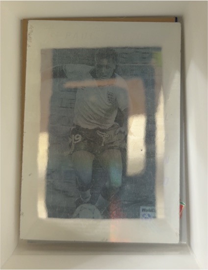 1980 World Cup Paul Gascoigne England Soccer Card — front