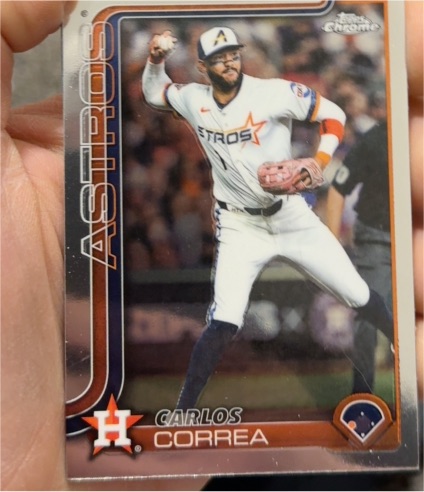 2025 Topps Chrome Update #USC164 Carlos Correa — front