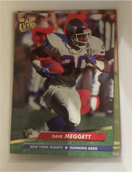1992 Fleer Ultra #284 Dave Meggett — front