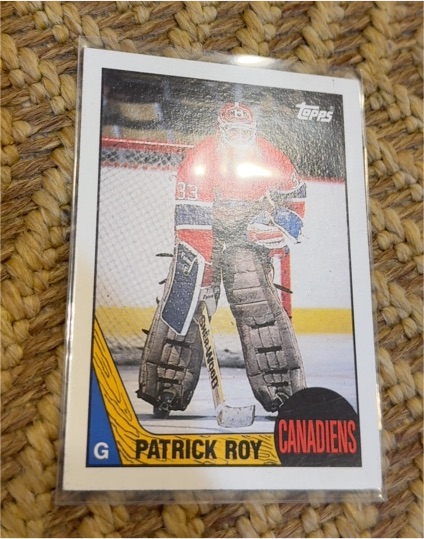 1987-88 Topps #163 Patrick Roy — front