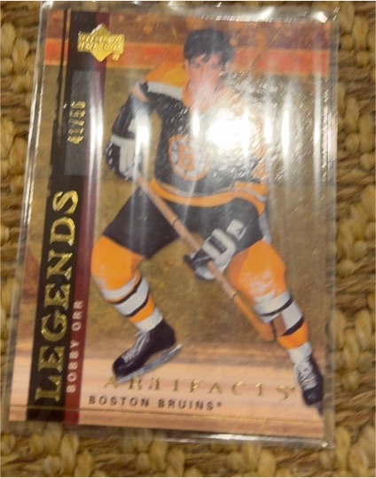 1997 Upper Deck Artifacts Legends #L1 Bobby Orr — front