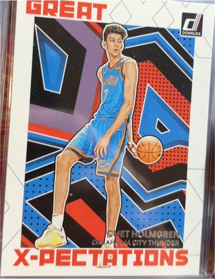2022-23 Donruss #5 Chet Holmgren Great X-Pectations — front