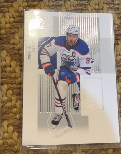 2022 Upper Deck SP Game Used Retro Renovations #RR-CM Connor McDavid — front