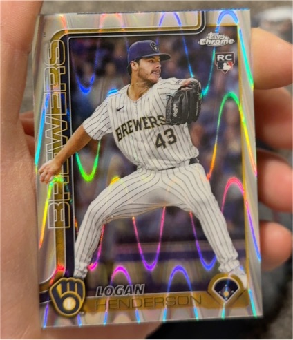 2025 Topps Chrome Update #USC65 Logan Henderson — front