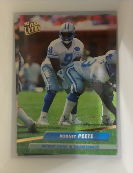 1992 Fleer Ultra #120 Rodney Peete — front