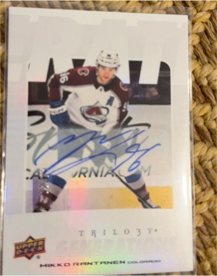 2023-24 Upper Deck Trilogy Generations #TG-11B Mikko Rantanen — front