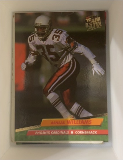 1992 Fleer Ultra #327 Aeneas Williams — front