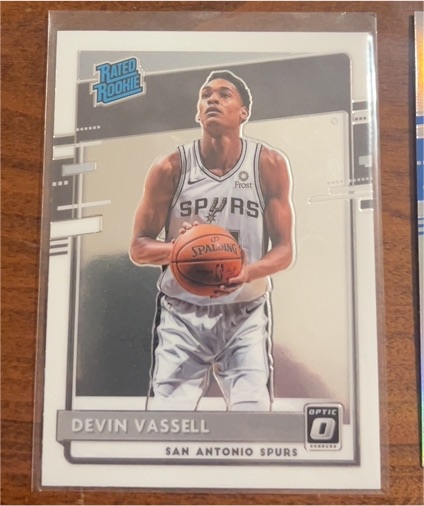 2020-21 Donruss Optic #161 Devin Vassell — front
