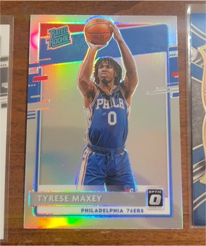 2020-21 Donruss Optic #171 Tyrese Maxey — front
