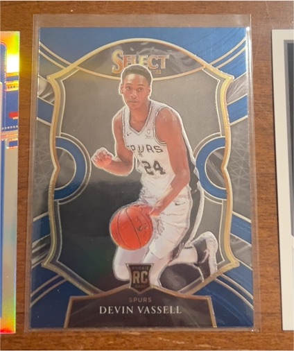 2020-21 Panini Select #71 Devin Vassell — front