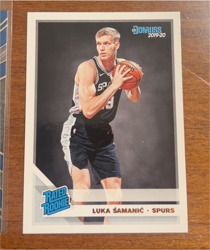 2019-20 Panini Donruss #218 Luka Samanic — front