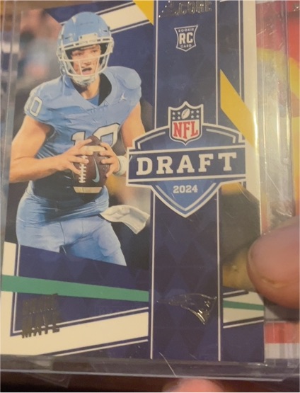 2024 Panini Score NFL Draft #2 Drake Maye — front