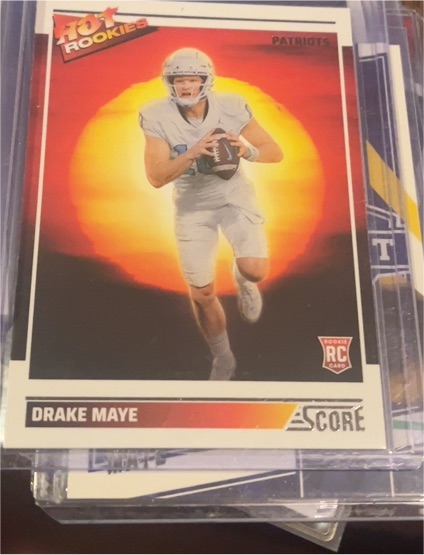 2024 Panini Score #2 Drake Maye — front
