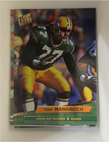 1992 Fleer Ultra #133 Tony Mandarich — front