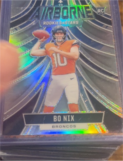 2024 Panini Rookies & Stars Airborne #A-BNX Bo Nix — front