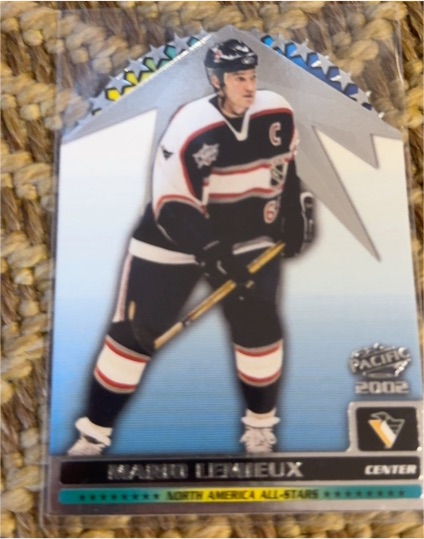 2001-02 Pacific North America All-Stars Die Cut #NA10 Mario Lemieux — front