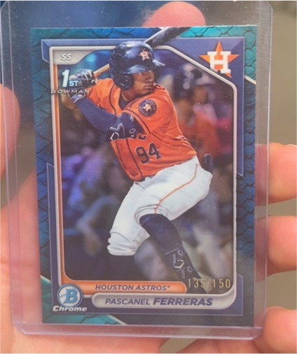 2024 Bowman Chrome #BCP-240 Pascanel Ferreras — front