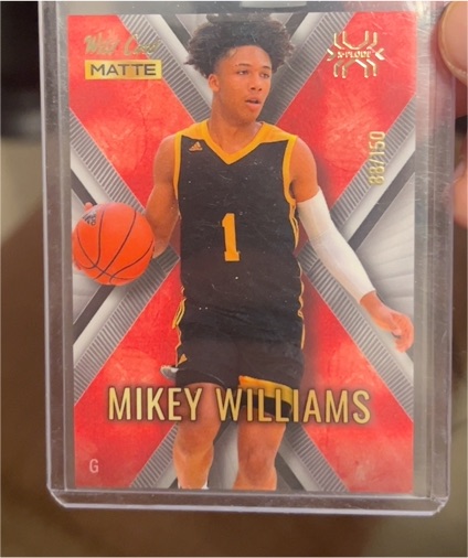 2022-23 Wild Card Matte Draft X-Plode #MXP-35 Mikey Williams — front