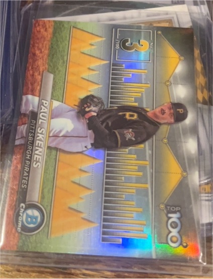 2024 Bowman Chrome #BTP-3 Paul Skenes — front