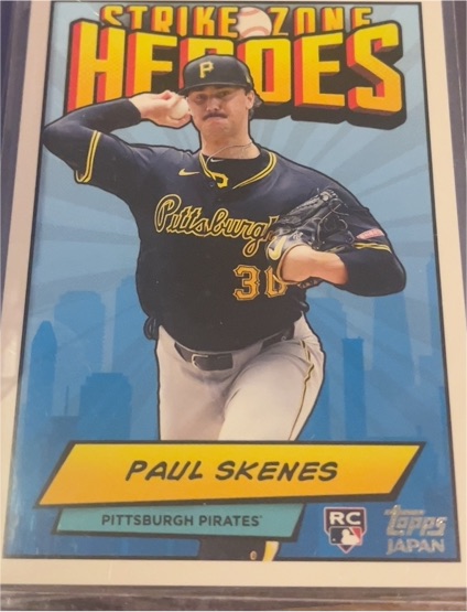 2024 Topps Japan Edition Strike Zone Heroes #SZH-19 Paul Skenes — front
