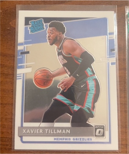 2020-21 Donruss Optic #185 Xavier Tillman — front