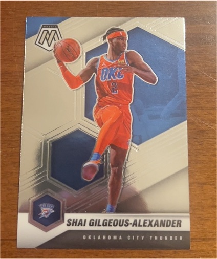 2020-21 Panini Mosaic #103 Shai Gilgeous-Alexander — front