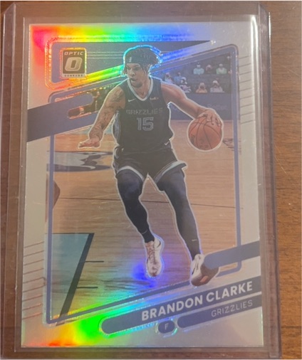 2021-22 Panini Donruss Optic #82 Brandon Clarke — front