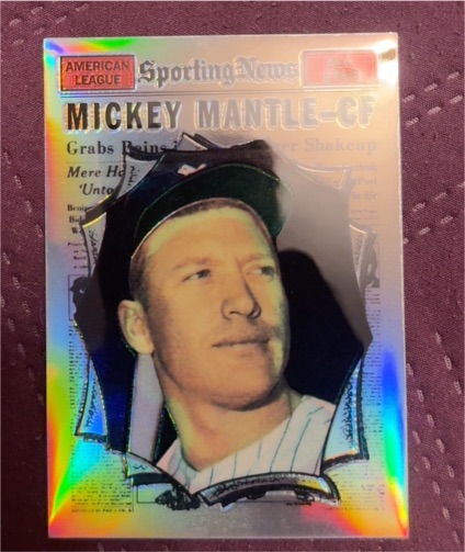1996 Topps Sporting News #32 Mickey Mantle — front