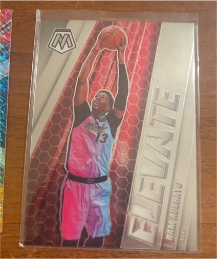 2020-21 Panini Mosaic #17 Bam Adebayo Elevate — front