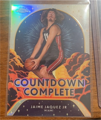 2024-25 Topps Chrome #CC-11 Jaime Jaquez Jr Countdown Complete — front