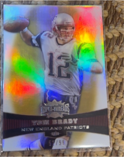 2006 Topps Triple Threads #85 Tom Brady — front