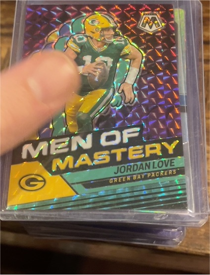 2024 Panini Mosaic Men of Mastery Jordan Love — front