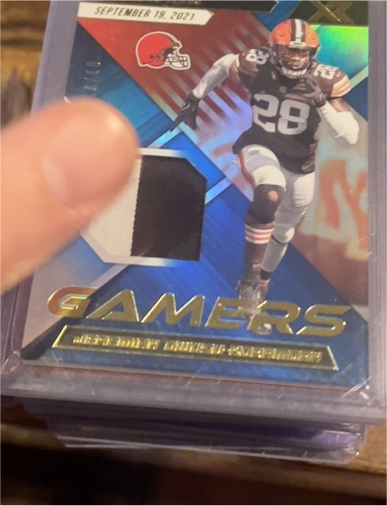 2022 Panini XR Gamers Tee Higgins GM-TH — front