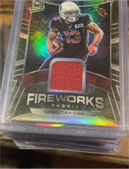 2023 Panini Spectra Fireworks Fabric SP Christian Kirk — front