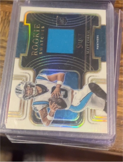 2022 Panini Select #RSW-3 Matt Corral Rookie Swatches — front