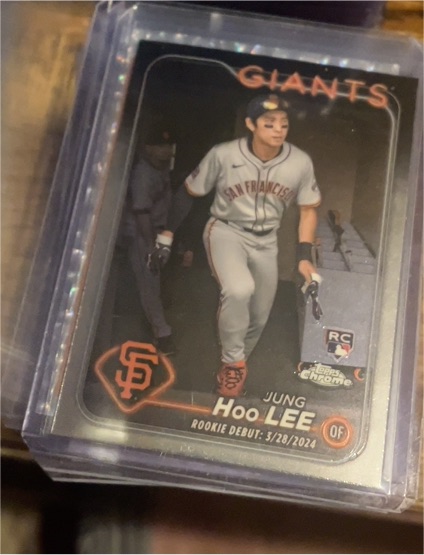 2024 Topps Chrome Update #USC185 Jung Hoo Lee — front